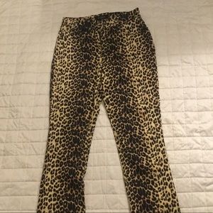 Guess leopard pants